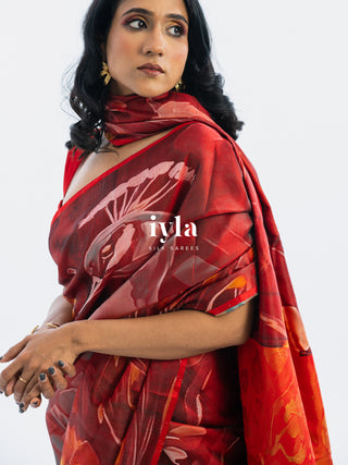 The Peacocks of the Sacred Grove Kanjeevaram