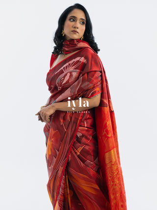 The Peacocks of the Sacred Grove Kanjeevaram