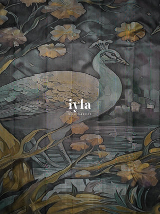 The Peacocks of the Sacred Grove Kanjeevaram