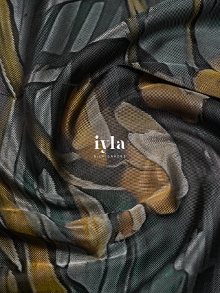 The Peacocks of the Sacred Grove Kanjeevaram