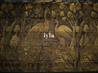 The Peacocks of the Sacred Grove Kanjeevaram