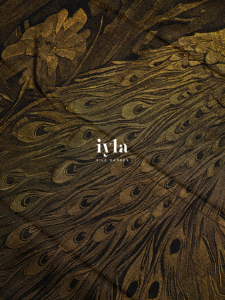 The Peacocks of the Sacred Grove Kanjeevaram