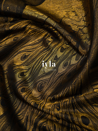 The Peacocks of the Sacred Grove Kanjeevaram