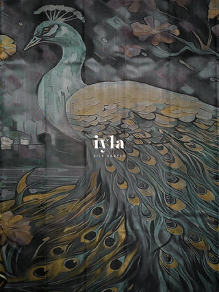 The Peacocks of the Sacred Grove Kanjeevaram