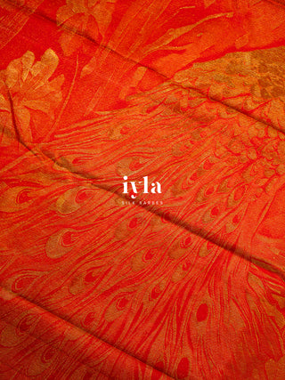 The Peacocks of the Sacred Grove Kanjeevaram