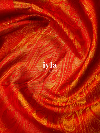 The Peacocks of the Sacred Grove Kanjeevaram