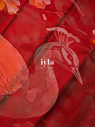 The Peacocks of the Sacred Grove Kanjeevaram