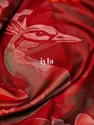 The Peacocks of the Sacred Grove Kanjeevaram