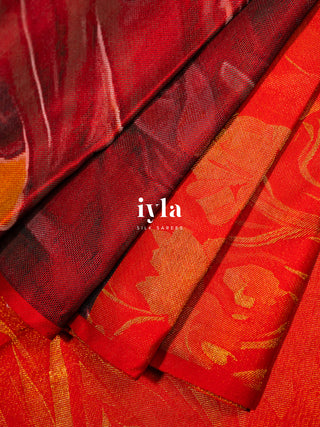 The Peacocks of the Sacred Grove Kanjeevaram