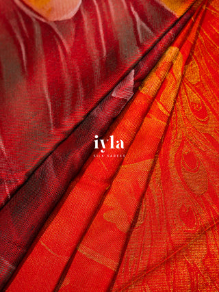 The Peacocks of the Sacred Grove Kanjeevaram