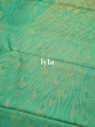 The Peacocks of the Sacred Grove Kanjeevaram