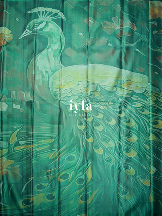 The Peacocks of the Sacred Grove Kanjeevaram