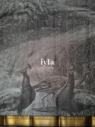 The Peacocks of Vrindavan Kanjeevaram