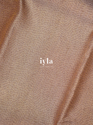 The Petunia Blooms Kanjeevaram Dipped in Gold