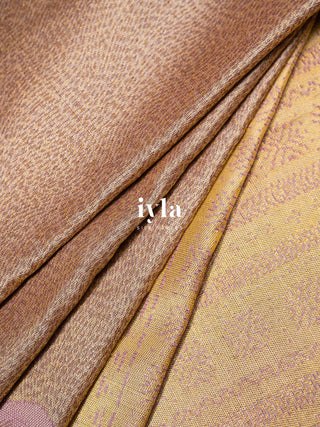 The Petunia Blooms Kanjeevaram Dipped in Gold