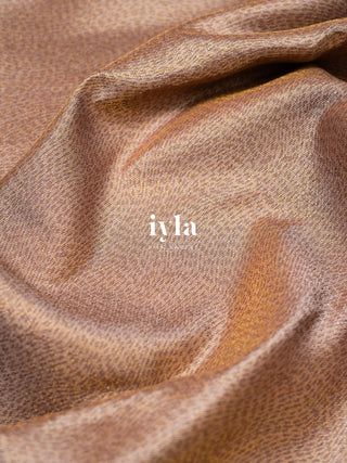 The Petunia Blooms Kanjeevaram Dipped in Gold