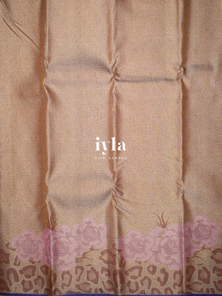 The Petunia Blooms Kanjeevaram Dipped in Gold