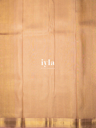 The Pichwai Painting Inspired Holy cows Kanjeevaram in Blush Pink