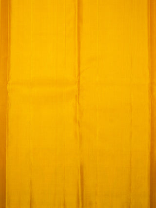 The Winter Pine Forest Kanjeevaram in Amber Yellow