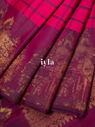 The Pine Forest Chronicles Kanjeevaram in Pink Obsession