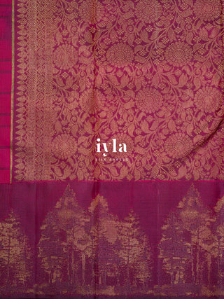 The Pine Forest Chronicles Kanjeevaram in Pink Obsession