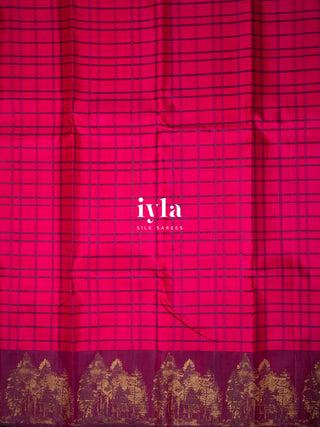 The Pine Forest Chronicles Kanjeevaram in Pink Obsession