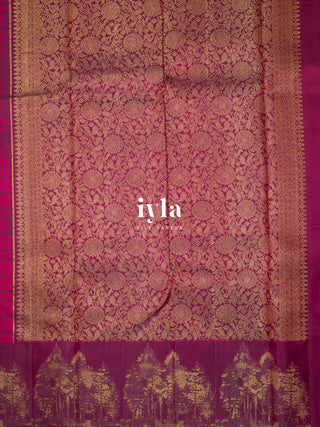 The Pine Forest Chronicles Kanjeevaram in Pink Obsession
