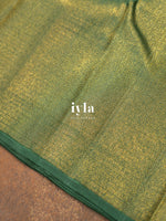 Load image into Gallery viewer, The Pumpkin Carriage Kanjeevaram in Forest Green
