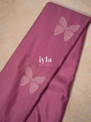 The Butterfly Wonder Kanjeevaram in Purple Fever
