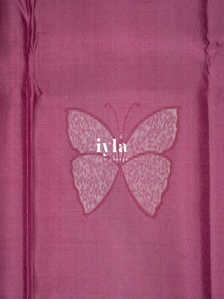 The Butterfly Wonder Kanjeevaram in Purple Fever
