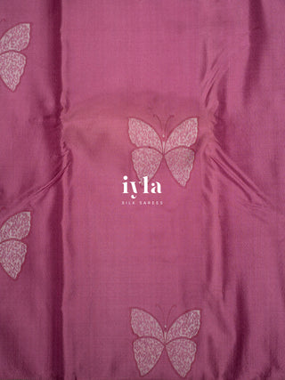 The Butterfly Wonder Kanjeevaram in Purple Fever