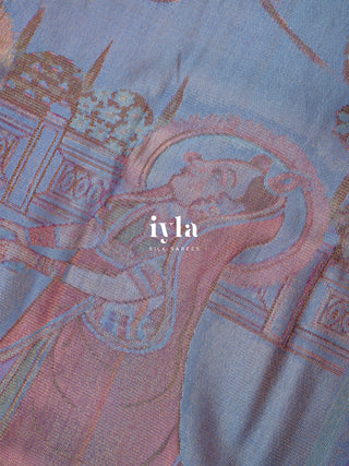 The Divine Drape of Radha Krishna Kanjeevaram