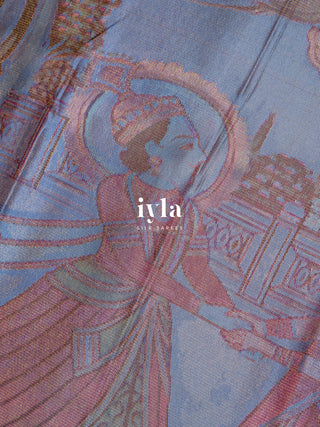 The Divine Drape of Radha Krishna Kanjeevaram