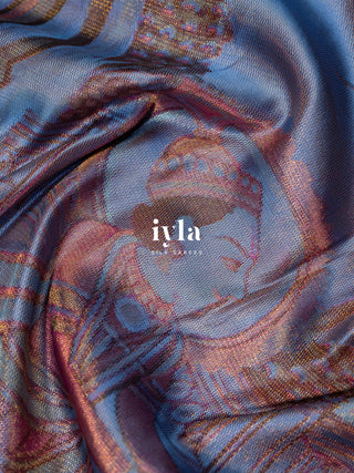 The Divine Drape of Radha Krishna Kanjeevaram