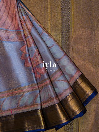 The Divine Drape of Radha Krishna Kanjeevaram