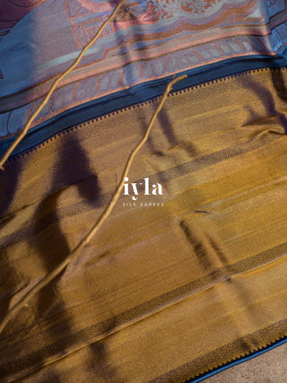 The Divine Drape of Radha Krishna Kanjeevaram