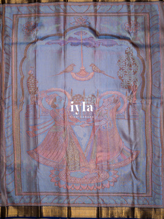 The Divine Drape of Radha Krishna Kanjeevaram