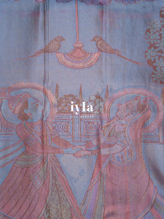 The Divine Drape of Radha Krishna Kanjeevaram