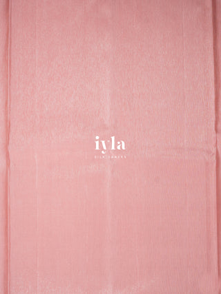 The Baby Pink Finch Zari Infused Kanjeevaram