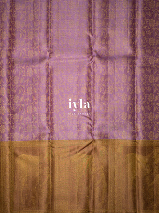 The Ravi Varma's Krishna & Yashoda Chronicles in Purple Heather