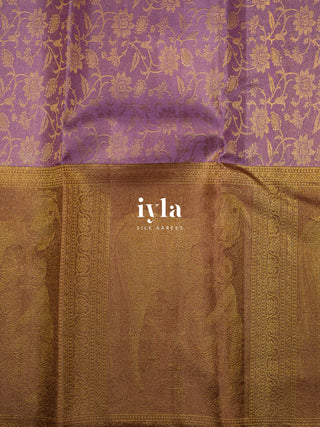The Ravi Varma's Krishna & Yashoda Chronicles in Purple Heather