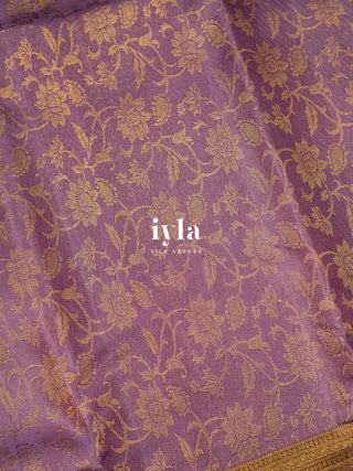 The Ravi Varma's Krishna & Yashoda Chronicles in Purple Heather