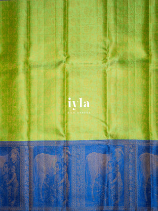 The Ravi Varma's Krishna & Yashoda Chronicles in Chartreuse Dream