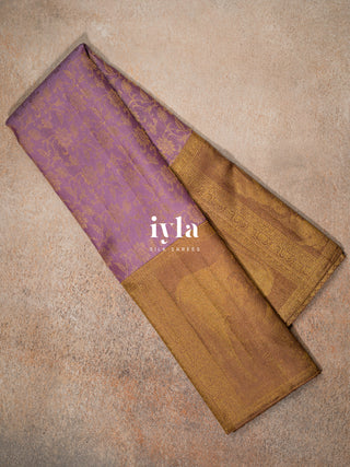 The Ravi Varma's Krishna & Yashoda Chronicles in Purple Heather