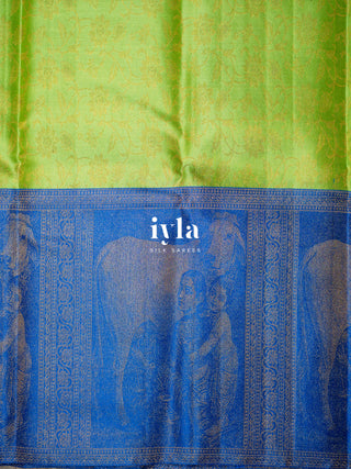The Ravi Varma's Krishna & Yashoda Chronicles in Chartreuse Dream