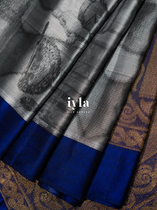 The Ravi Varma Painting Inspired Lady of Raaga Kanjeevaram