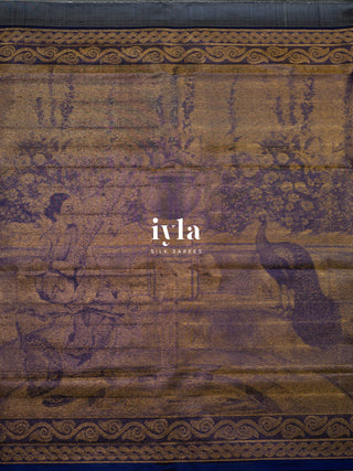 The Ravi Varma Painting Inspired Lady of Raaga Kanjeevaram