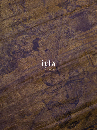 The Ravi Varma Painting Inspired Lady of Raaga Kanjeevaram