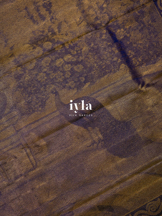 The Ravi Varma Painting Inspired Lady of Raaga Kanjeevaram