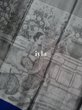 The Ravi Varma Painting Inspired Lady of Raaga Kanjeevaram